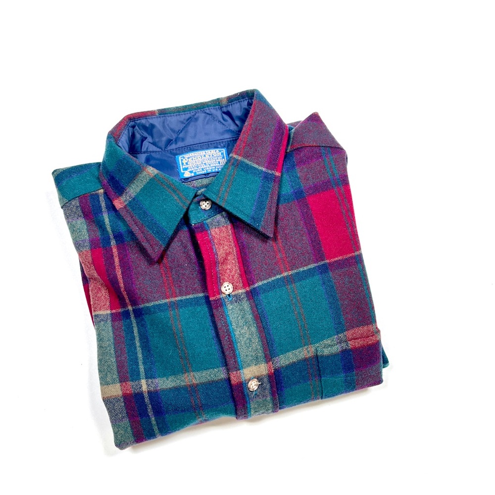 Pendleton Wool Button Down Shirt M - image 4